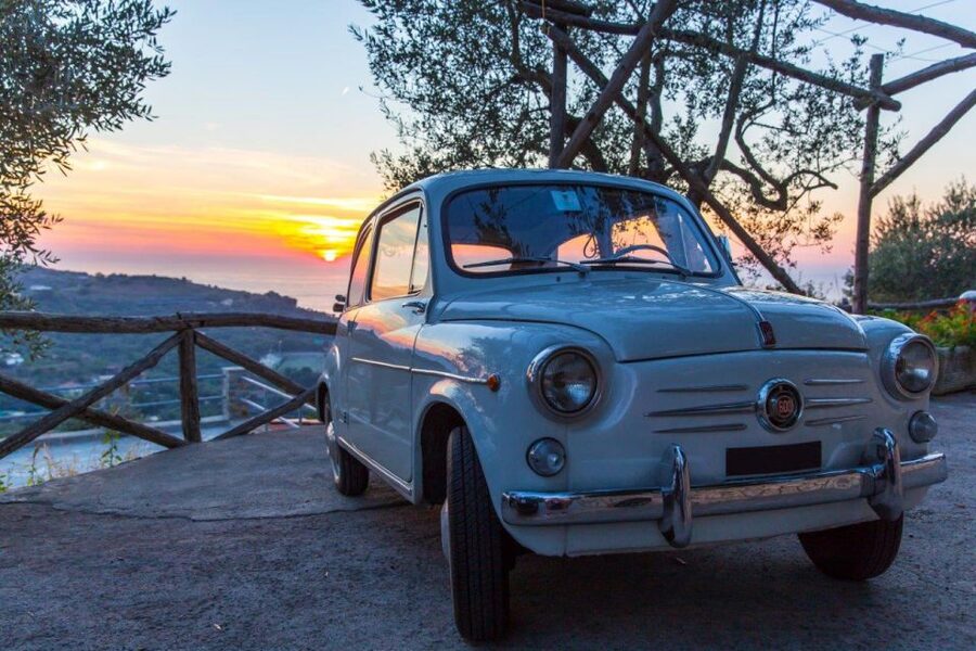 Naples: Private Tour by Classic Fiat 500 or Fiat 600 - Piazza Municipio, Castel Nuovo, and the theater square you can’t ignore