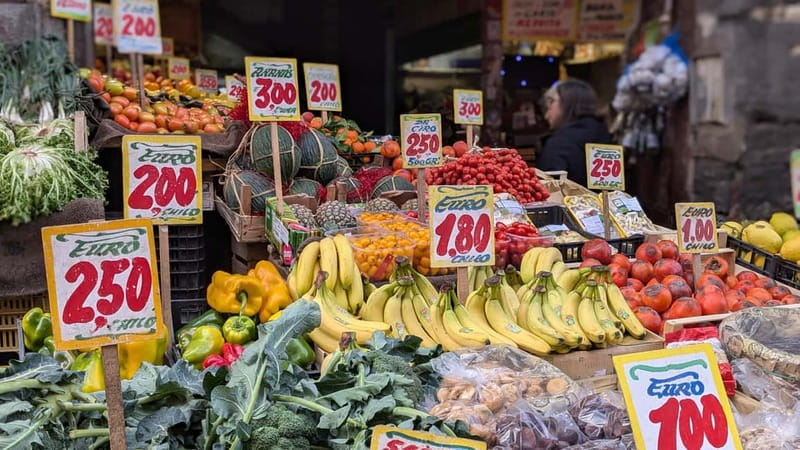 Naples: Street Art, Wine and Food Tasting Walking Tour - Dei Vergini Market Morning Stop, the Best Way to See Naples Food