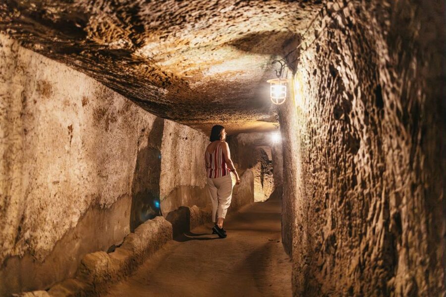 Naples: The Bourbon Tunnel Guided Tour with Entrance Ticket - Ferdinand II of Bourbon’s 1853 plan, told in stone