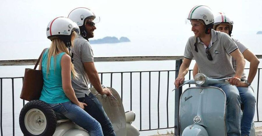 Panoramic Naples Private Tour by Vintage Vespa - Borgo Marinari: boats, rocks, and an easy waterfront pause
