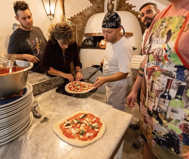 Pizza-Making Workshop by night with glass of wine - Getting Oriented at Naplesbay Cooking Lab (And What You’ll Be Doing)