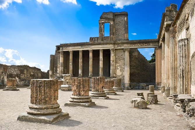 Pompeii ruins and the city of Naples with private transportation - Theaters that show Pompeii’s public mood