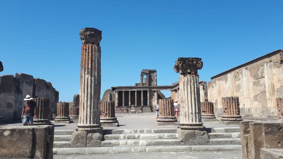 Pompeii Sunset tour for small group - Small-group value for about $52, plus the ticket detail