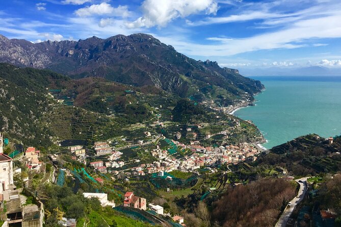 Positano, Amalfi & Ravello Group Tour with Optional Boat Ride - Ravello: gardens, Villa Rufolo views, and Villa Cimbrone’s Terrace of Infinity