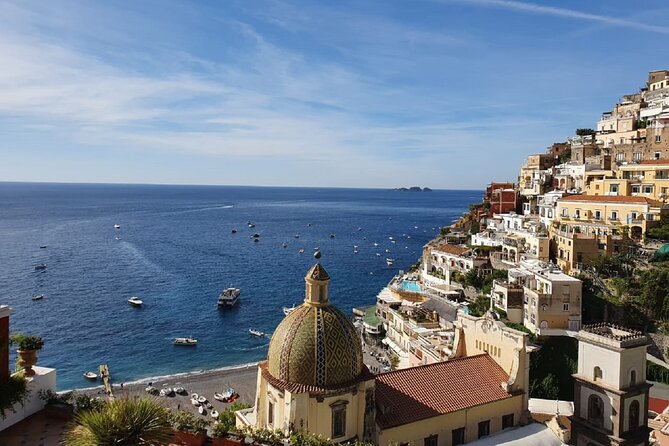 Positano and Amalfi Guided Tour by Sea from Naples - The hop to Positano: quick ferry ride, big panorama payoff