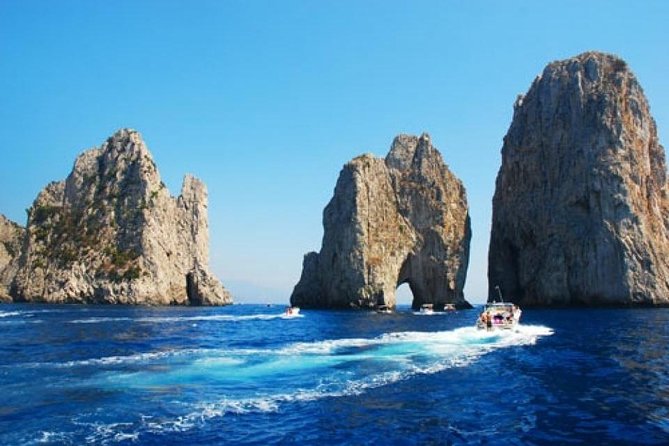 Private Full-Day Capri and Blue Grotto Stress Free Tour from Rome - Blue Grotto by rowboat: the low doorway moment