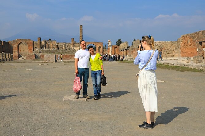 Private Transfer: Naples to Sorrento with Pompeii Guided Tour - Basilica: Business and Justice in 1,500 Square Meters