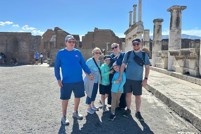 Shore Excursion Tour for Kids from Naples Port to Pompeii and Vesuvius - Naples port pickup, meeting point, and how the day starts smooth