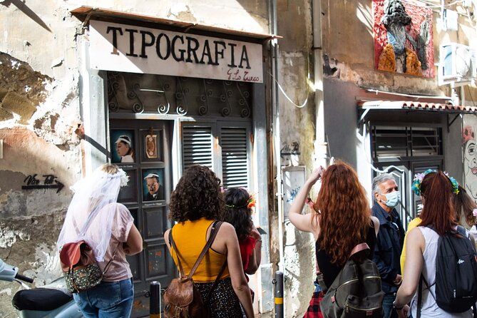 Spanish Quarter of Neaples StreetArt & Traditions, with coffee and babà - Chiesa di Sant’Anna di Palazzo mural and Eleonora Pimentel de Fonseca