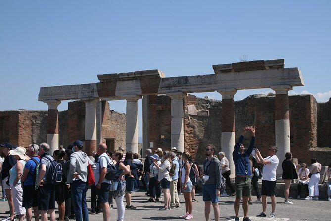 Tramvia Napoli Daily Trip to Pompeii Ruins - On-board help matters: Fouad, Sergio, and Alessandra